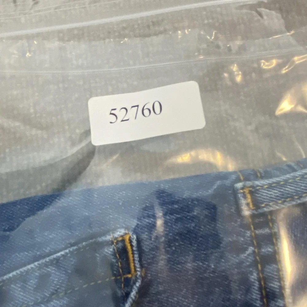 Levis 501 Bermuda Shorts Mens 36 Blue Denim Distressed Frayed Hem 11